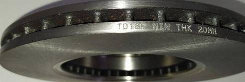Dafmi TD189 - Спирачен диск vvparts.bg