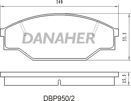 FTE BL2138A1 - Комплект спирачно феродо, дискови спирачки vvparts.bg