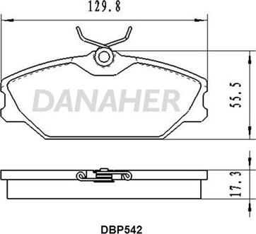 INTERBRAKE DP4406 - Комплект спирачно феродо, дискови спирачки vvparts.bg