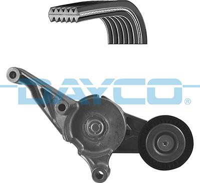 Dayco KPV508 - Комплект пистов ремък vvparts.bg