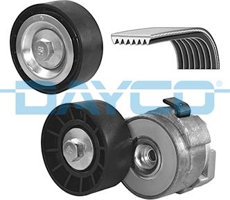 Dayco KPV070 - Комплект пистов ремък vvparts.bg