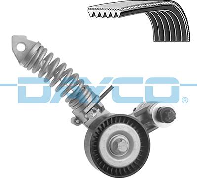 Dayco KPV1225 - Комплект пистов ремък vvparts.bg