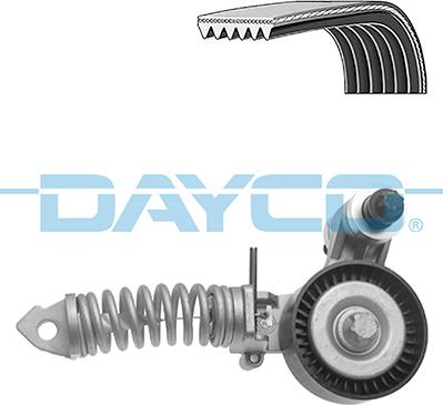 Dayco KPV371 - Комплект пистов ремък vvparts.bg