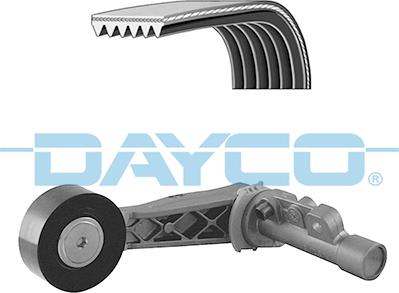 Dayco KPV222 - Комплект пистов ремък vvparts.bg