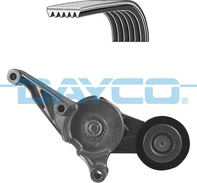 Dayco KPV703 - Комплект пистов ремък vvparts.bg