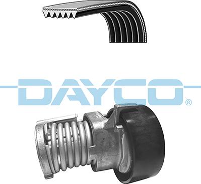 Dayco KPV717 - Комплект пистов ремък vvparts.bg