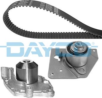 Dayco KTBWP4650 - Водна помпа+ к-кт ангренажен ремък vvparts.bg