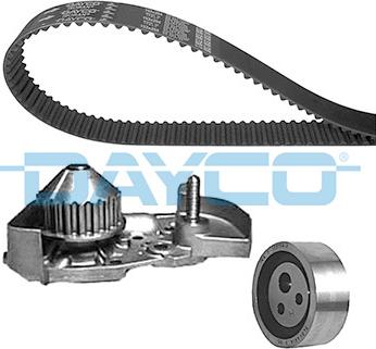 Dayco KTBWP2590 - Водна помпа+ к-кт ангренажен ремък vvparts.bg