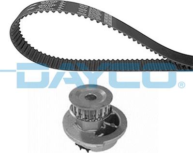 Dayco KTBWP7420 - Водна помпа+ к-кт ангренажен ремък vvparts.bg