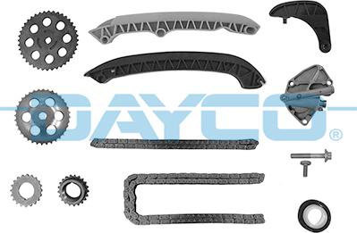 Dayco KTC1021 - Комплект ангренажна верига vvparts.bg