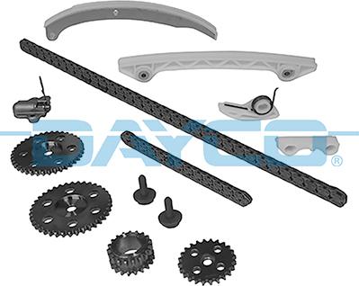 Dayco KTC1106 - Комплект ангренажна верига vvparts.bg