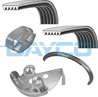 Dayco PVE001 - Комплект пистов ремък vvparts.bg