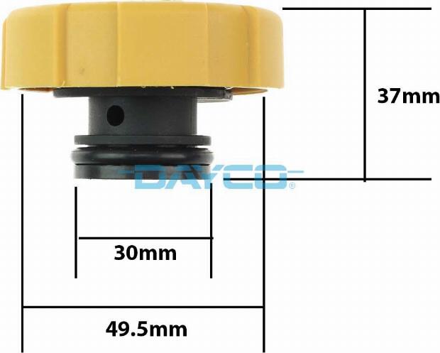 DAYCO-AU DRC048 - Капачка, резервоар за охладителна течност vvparts.bg