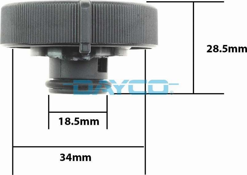 DAYCO-AU DRC038 - Капачка, резервоар за охладителна течност vvparts.bg