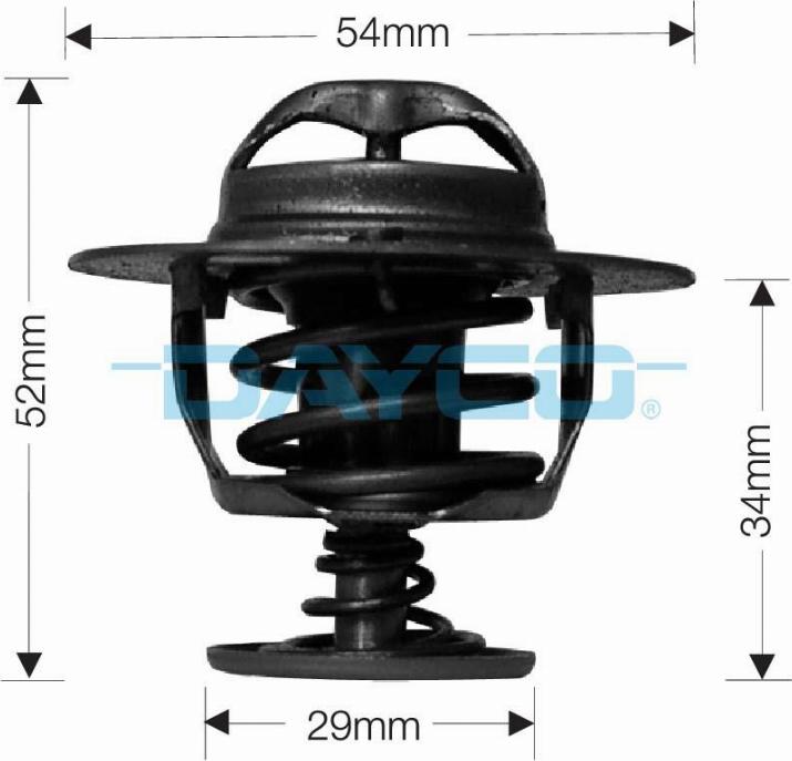 DAYCO-AU DT42E - Термостат, охладителна течност vvparts.bg