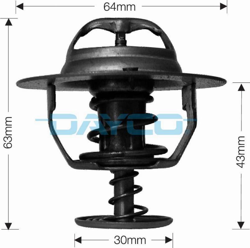 DAYCO-AU DT63A - Термостат, охладителна течност vvparts.bg