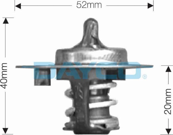 DAYCO-AU DT27G - Термостат, охладителна течност vvparts.bg