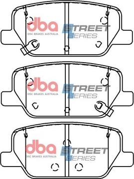 DBA Australia DB15090SS - Комплект спирачно феродо, дискови спирачки vvparts.bg