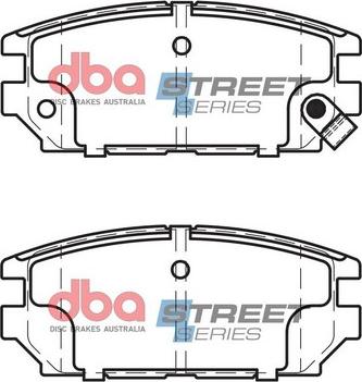 DBA Australia DB1238SS - Комплект спирачно феродо, дискови спирачки vvparts.bg