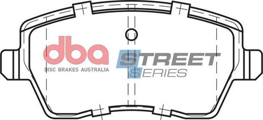 DBA Australia DB2366SS - Комплект спирачно феродо, дискови спирачки vvparts.bg