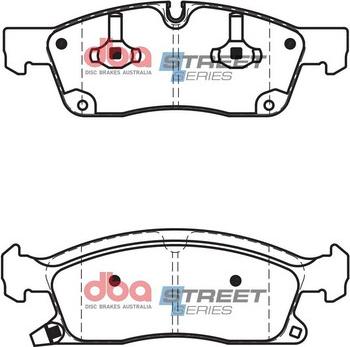 DBA Australia DB2216SS - Комплект спирачно феродо, дискови спирачки vvparts.bg