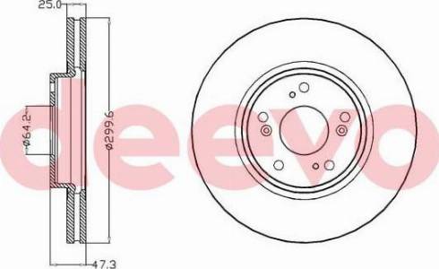 DEEVO BD11920 - Спирачен диск vvparts.bg