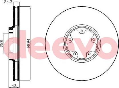 Trucktec Automotive 1835011 - Спирачен диск vvparts.bg