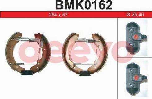 DEEVO BMK0162 - Комплект спирачна челюст vvparts.bg