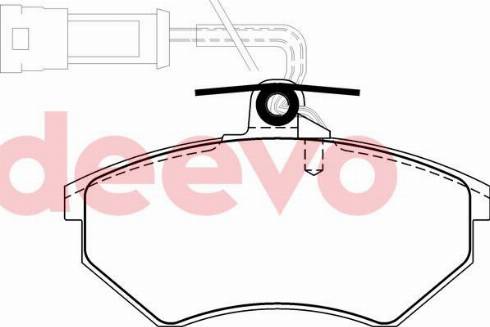 Valeo 671862 - Комплект спирачно феродо, дискови спирачки vvparts.bg