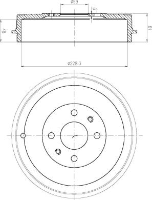 DEEVO BT80040 - Спирачен диск vvparts.bg