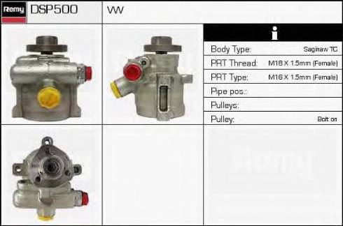 Delco Remy DSP500 - Хидравлична помпа, кормилно управление vvparts.bg