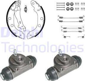 Delphi KP964 - Комплект спирачна челюст vvparts.bg