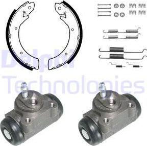 Delphi 909 - Комплект спирачна челюст vvparts.bg