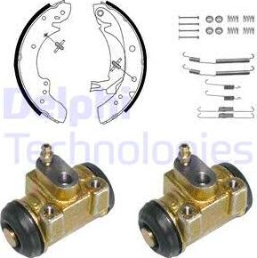 Delphi KP901 - Комплект спирачна челюст vvparts.bg