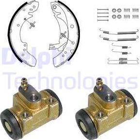 Delphi 915 - Комплект спирачна челюст vvparts.bg