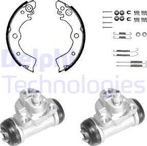 Delphi 916 - Комплект спирачна челюст vvparts.bg