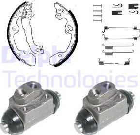 Delphi 935 - Комплект спирачна челюст vvparts.bg