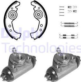 Delphi 926 - Комплект спирачна челюст vvparts.bg