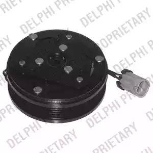 Delphi 0165012/0 - Магнитен съединител, компресор на климатизатора vvparts.bg