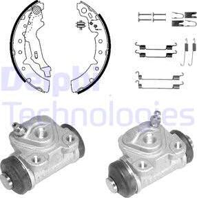 Delphi KP1098 - Комплект спирачна челюст vvparts.bg