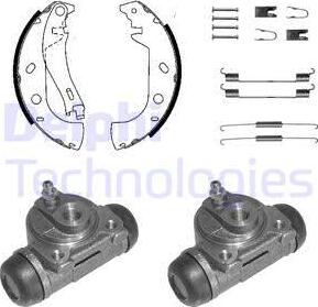 Delphi 1056 - Комплект спирачна челюст vvparts.bg