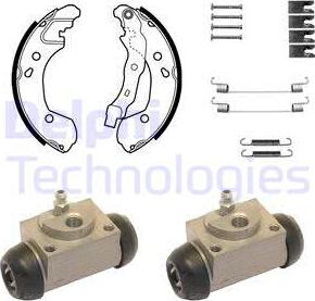 Delphi KP1086 - Комплект спирачна челюст vvparts.bg