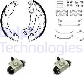 Delphi KP1088 - Комплект спирачна челюст vvparts.bg