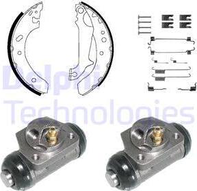 Delphi 890 - Комплект спирачна челюст vvparts.bg