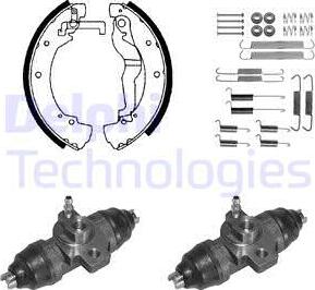 Delphi 892 - Комплект спирачна челюст vvparts.bg