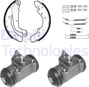 Delphi 884 - Комплект спирачна челюст vvparts.bg