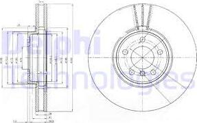 Delphi BG9004 - Спирачен диск vvparts.bg