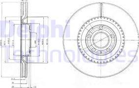 Delphi BG9003 - Спирачен диск vvparts.bg