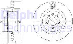 Delphi BG9007 - Спирачен диск vvparts.bg