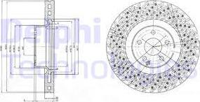 Delphi BG9879 - Спирачен диск vvparts.bg